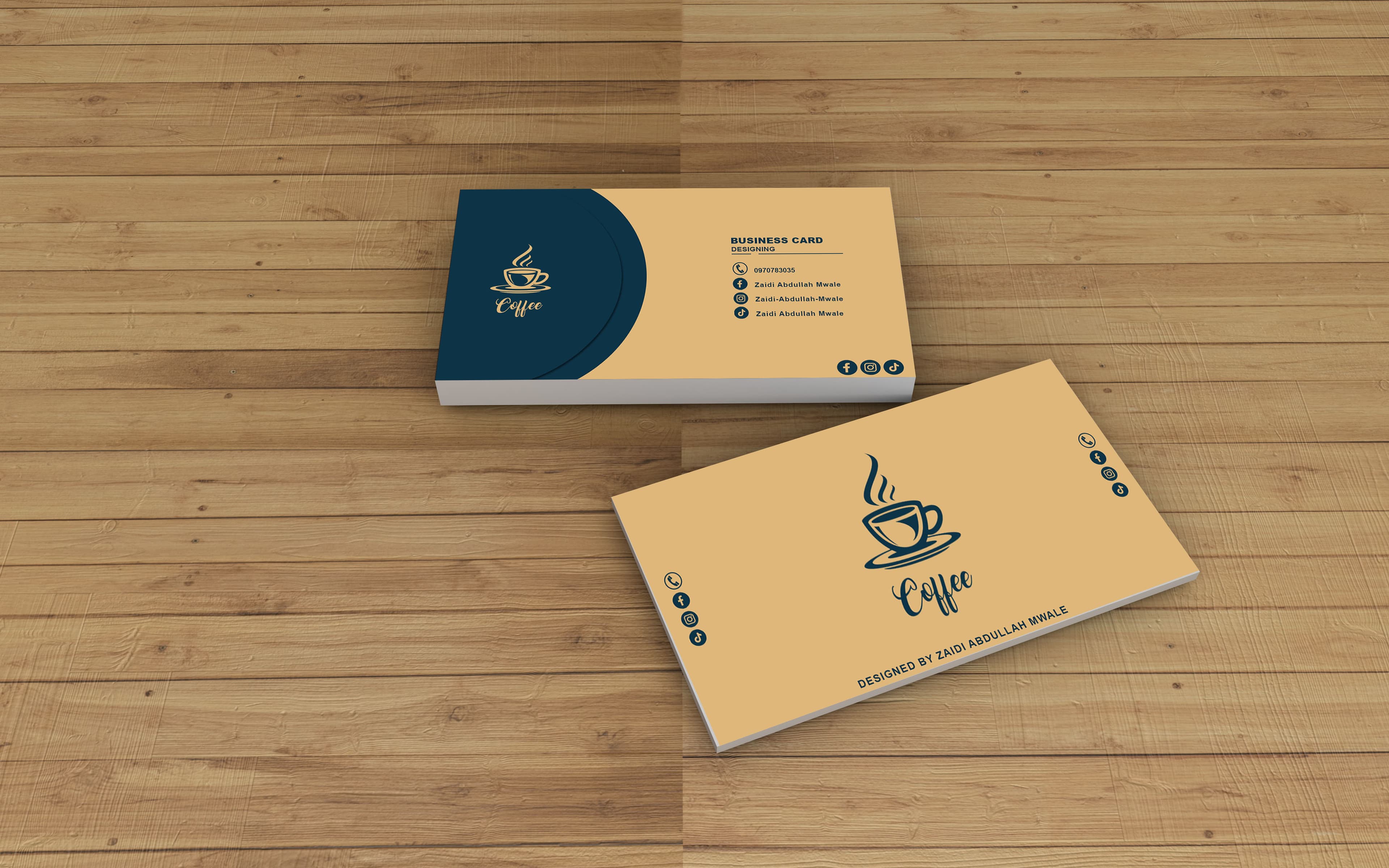 Coffee Shop Business Card