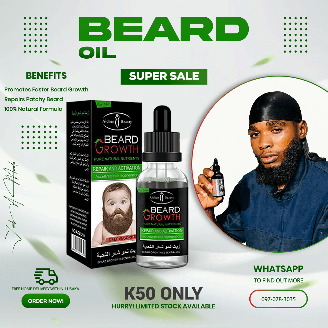 Beard Oil Product Ad