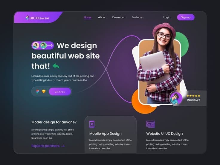 Design Agency Showcase Website